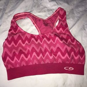Pink Sports Bra